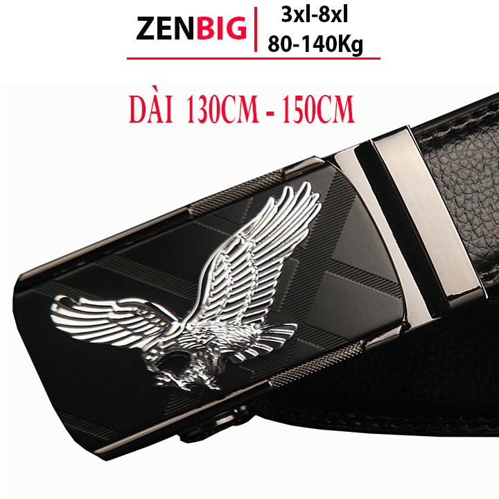 Thắt lưng da big size dài tới 150CM dành cho nam người mập người béo Voi Cao Su