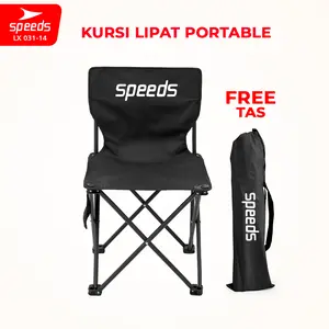 SPEEDS Kursi Lipat Outdoor Portable Kursi Camping Kursi Gunung Bangku LX 031-14