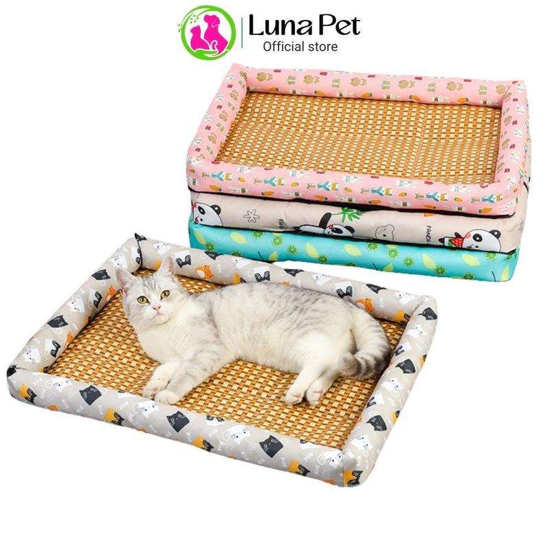 Nệm chiếu cho chó mèo thoáng mát LunaPet NN05- Thảm trải giường mát mẻ cho thú cưng