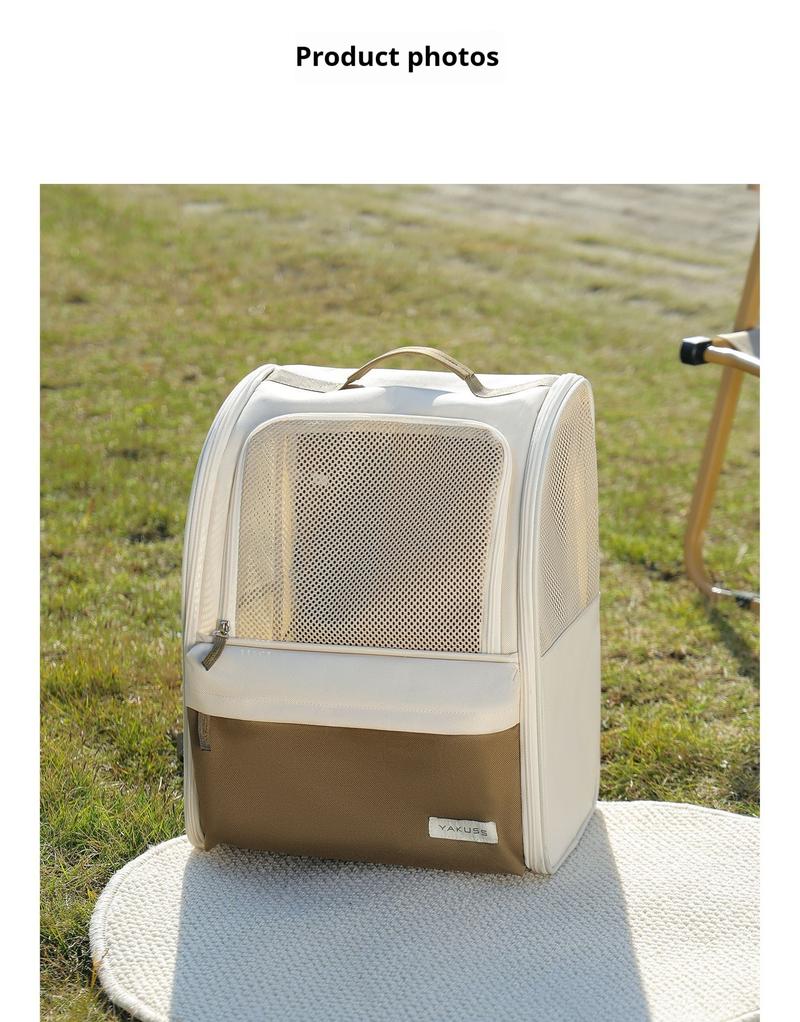 Product Introduction of Pet Backpack Outdoor Breathable Portable Cat Bag Large Capacity Handheld Dog Bag 20
