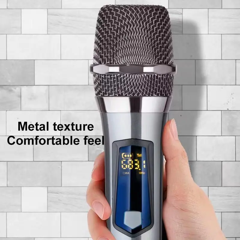 2025 khuyến mãi-Bộ Micro Không Dây Karaoke 108 Hoạt Động Với Tất Cả Các Loa, Bộ Khuếch Đại, Âm Thanh Kỹ Thuật Số 7