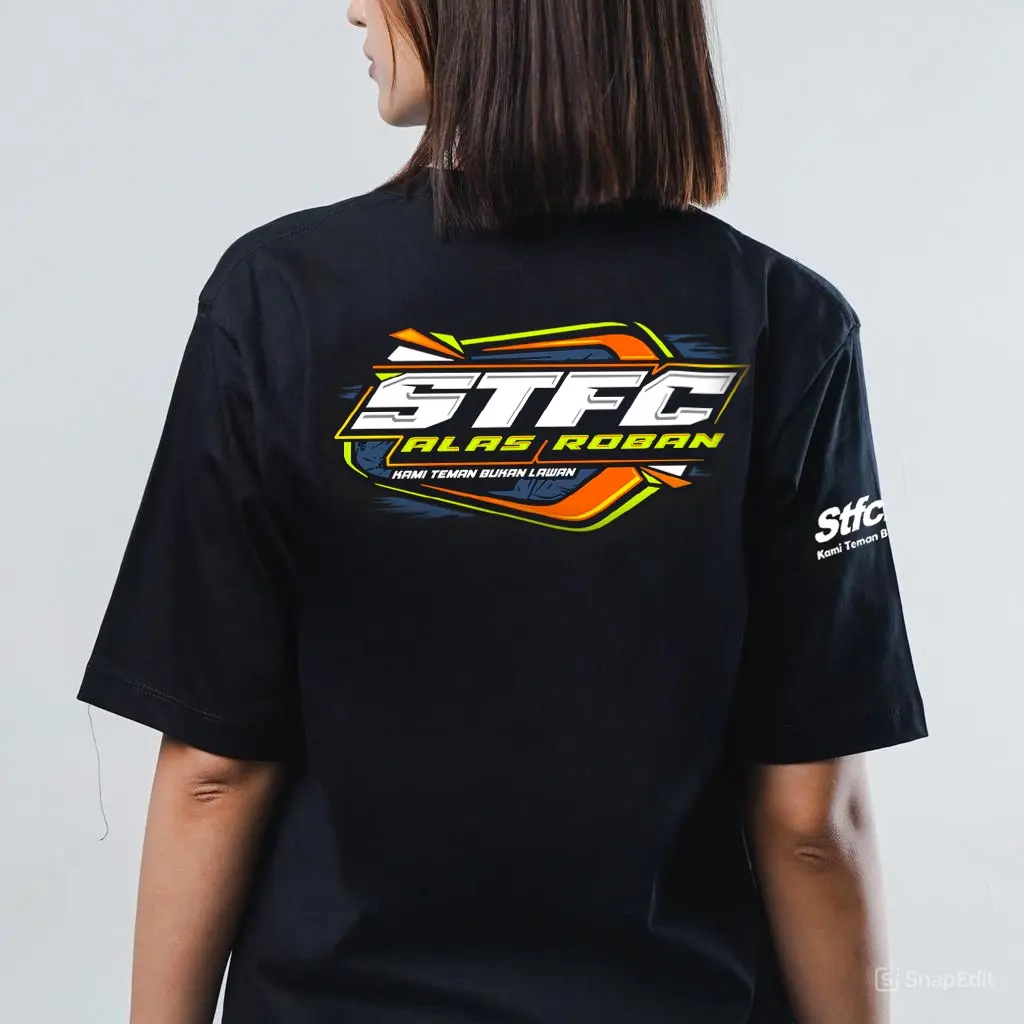 kaos stfc alas roban hitam tshirt dakon graphics kaos murah STFC distro Kaos stfc alas roban Baju Combed Unisex Sablon Nyaman