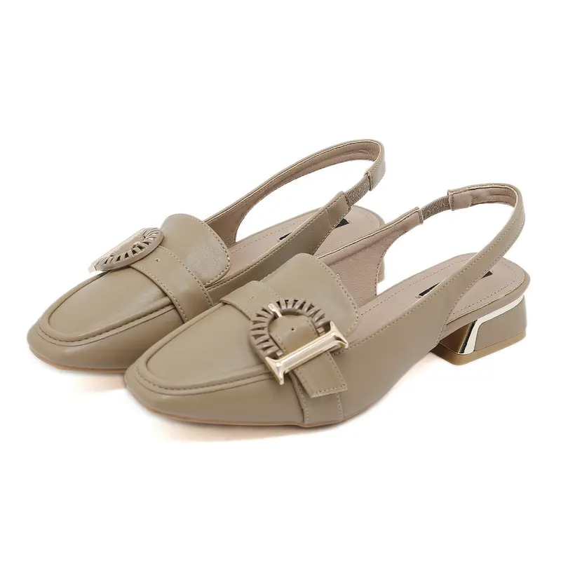 Bozka sepatu wanita Paris1A Sandal BLACK/KAHKI/CREAM 3