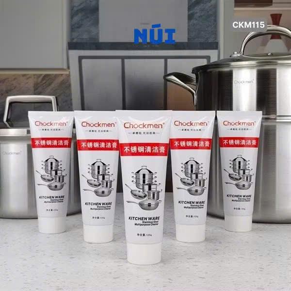 Kem Vệ Sinh inox Chockmen 120g Tẩy Vết ố Xoong, nồi, chảo đa năng, cọ rỉ sét, đánh bóng inox