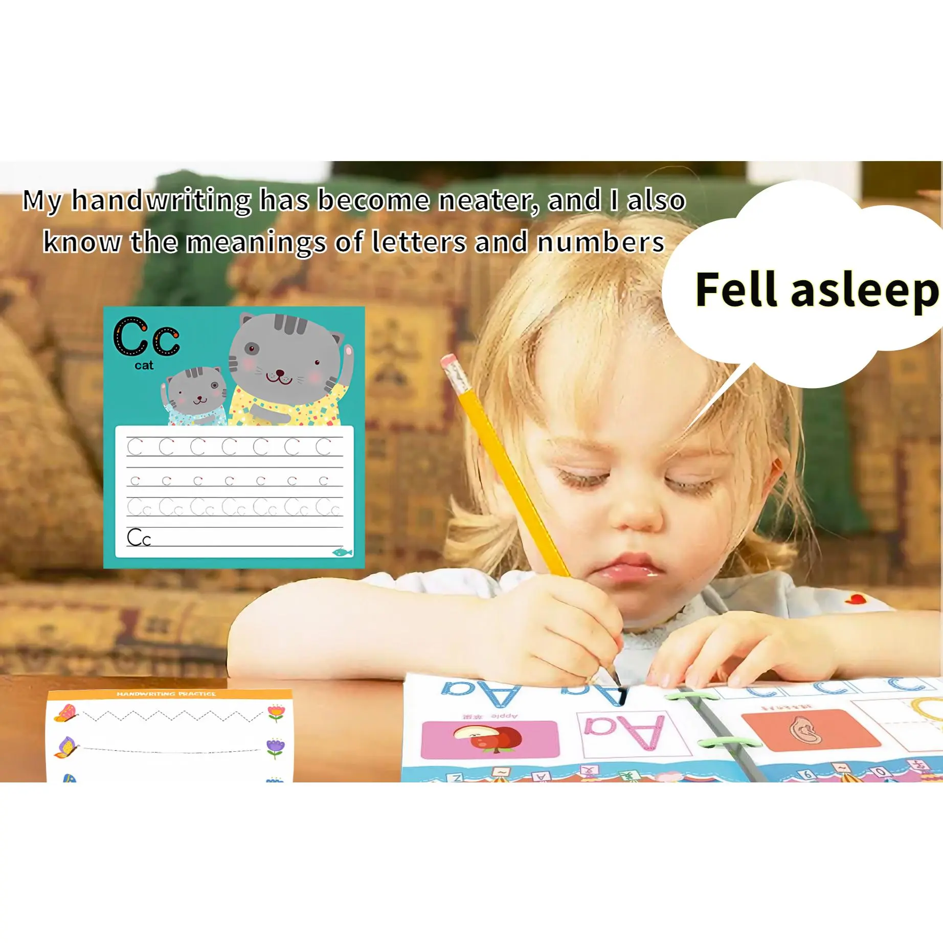 【buy 1 take 13】136 Page Tracing Book For Kids Training Coloring Book Erasable Writing Materials For Kid Educational