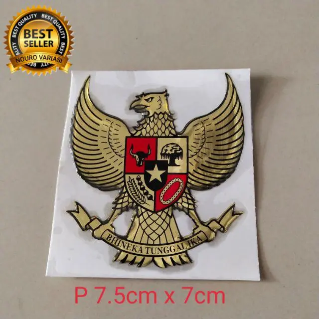 COD stiker emblem GARUDA INDONESIA 3D KUALITAS TERBAIK Naziastiker 1