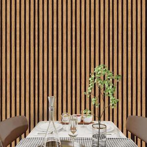 Papel tapiz con patrón de veta de madera, autoadhesivo, imitación rejilla de madera, papel tapiz de PVC impermeable con despegar y pegar para fondos de habitaciones y renovación de gabinetes
