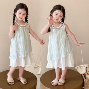 Váy Mùa Hè Cho Bé Gái, Thời Trang Mới, Váy Công Chúa Trẻ Em, Váy Bohemian Mùa Hè Cho Bé Gái, Hợp Xu hướng, 2025 áo  dài  cách  tân  nữ poster girl  dress girl  yellow  dress set  jean  begai boxinh  chobe bocho  begai set  xinh  chobegai