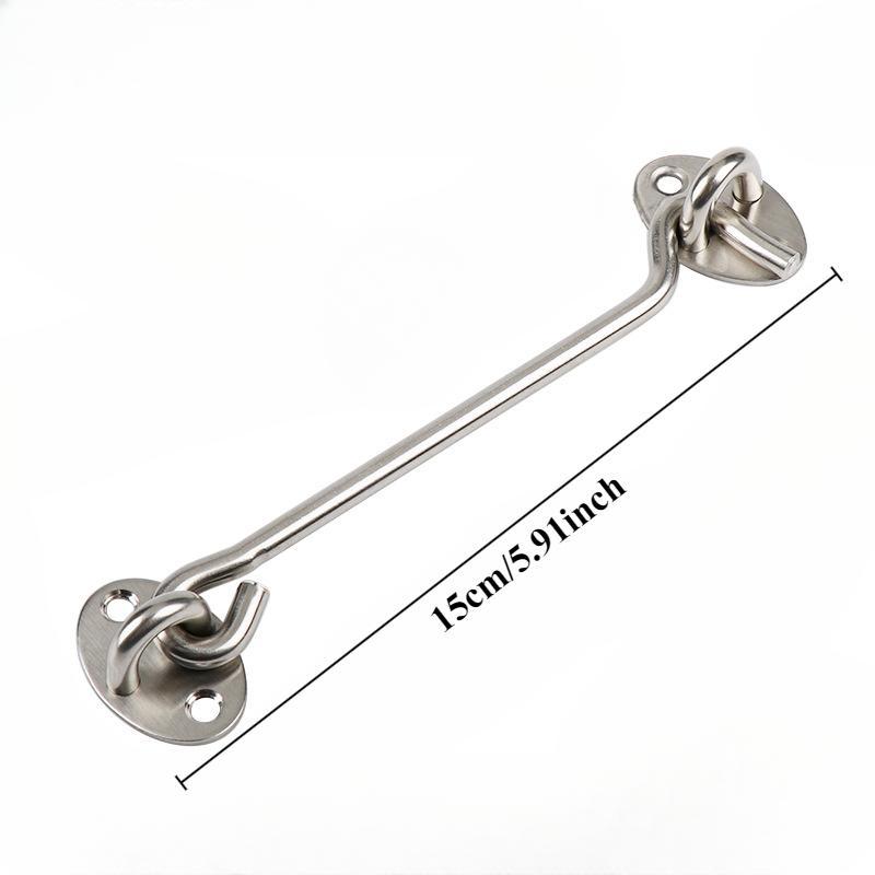 Product Introduction of 5-in-1 Door & Window Windproof Hook, Durable Safety Lock Pin, Rust & Corrosion Resistant Hook Suitable for Door & Window 7