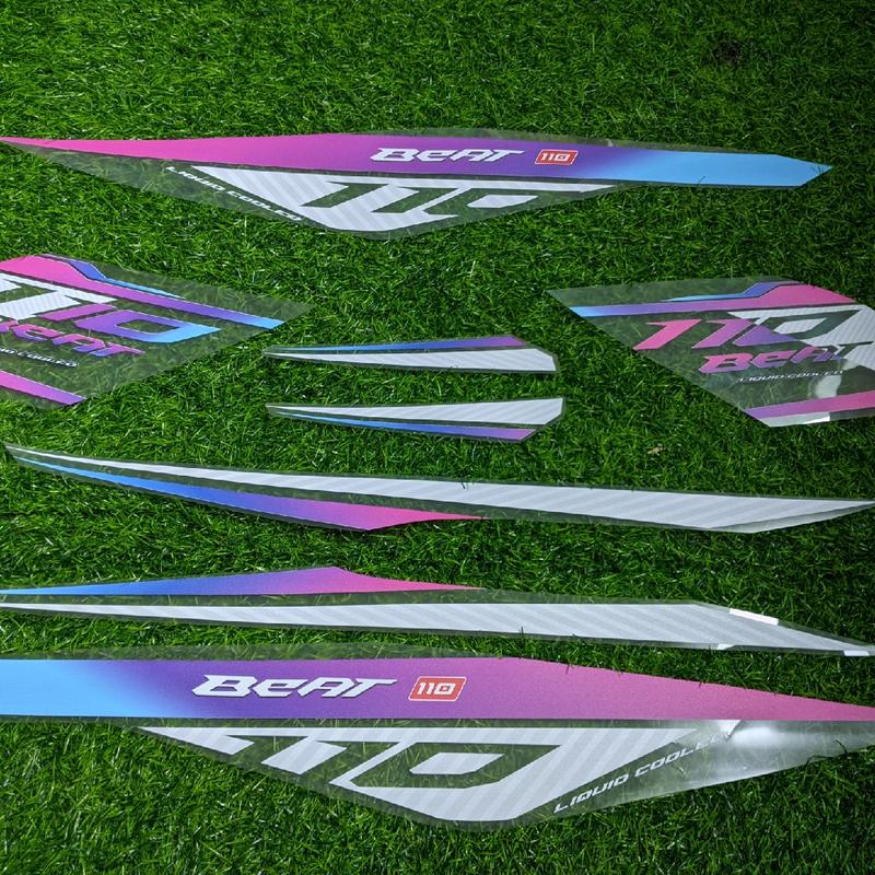 STRIPING TRANSPARAN HONDA BEAT DELUXE 2020-2022 0