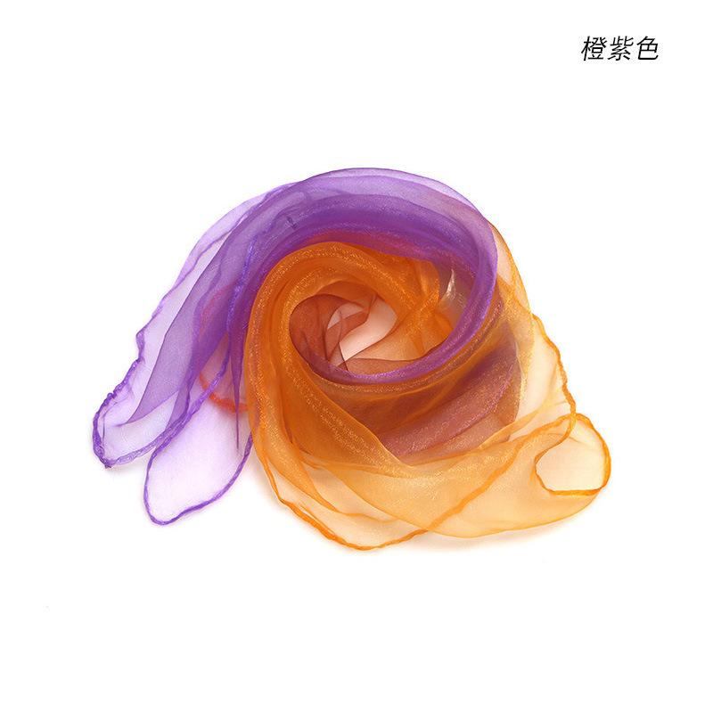Product Introduction of Khăn Quàng quàng cổ Gradient Trơn Quà Tặng đầy màu sắc, Khăn Quàng quàng cổ vuông Nhỏ Thích hợp Biểu Diễn Khiêu Vũ, Biểu Diễn Mẫu Giáo, Khăn Quàng quàng cổ 4