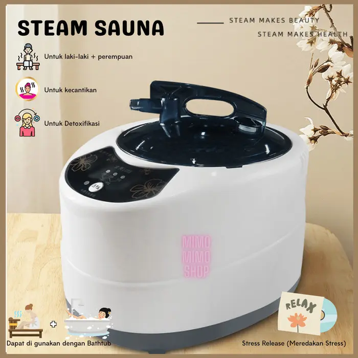 PORTABLE STEAM SAUNA HOME BATH SPA SAUNA | ALAT SAUNA RUMAH TERMURAH ST6