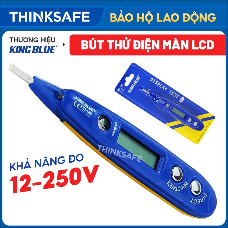  Bút thử điện thông minh KingBlue KID160 màn hình kép LCD và đèn hiển thị số vít dò điện cảm ứng không dùng pin 
