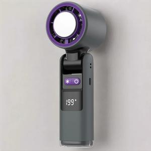 TBP Portable Handheld Mini USB Charging Fan, Foldable Household Fan, High-speed Mini USB Rechargeable Personal Fan, Energy Saving Fan for Home Office, Handheld Turbo Fan