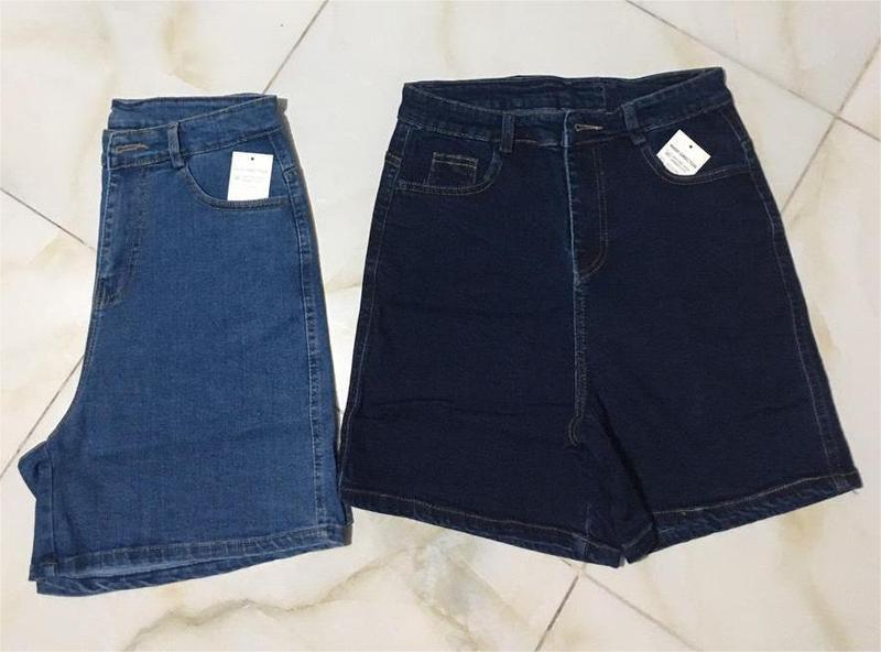 Product Introduction of Quần ngố jean Lưng Cao Ống Rộng Mềm Mại Xinh Xắn kèm ảnh thật Nữ Women 19