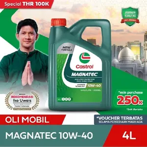 Castrol Magnatec Hyspec 10W-40 4L TEKNOLOGI BARU Oli Mesin Bensin & Diesel Full Synthetic Original
