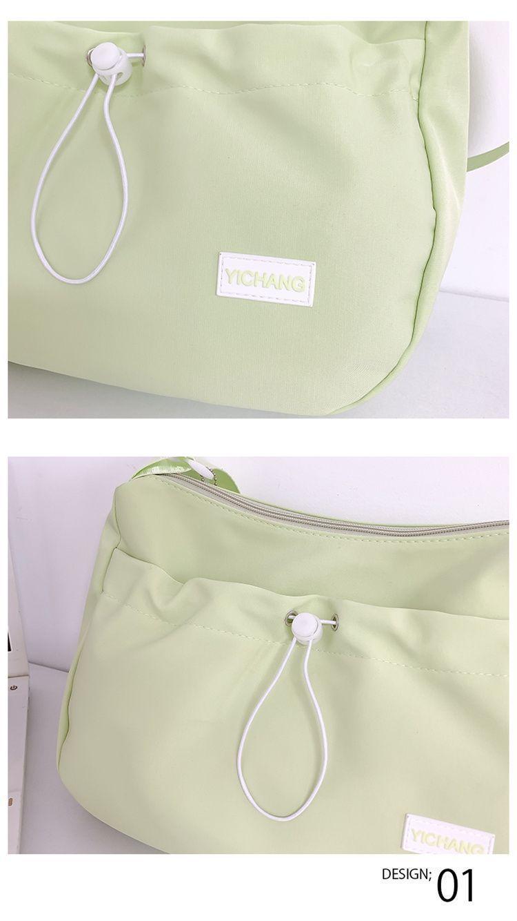 Product Introduction of กระเป๋า Messenger สไตล์ญี่ปุ่น Ins คนดังทางอินเทอร์เน็ต สำหรับผู้หญิง สีทึบสด กระเป๋าสะพายข้างอเนกประสงค์โมริ เหมาะสำหรับถือหนังสือชั้นเรียน กระเป๋าพร็อพ 7