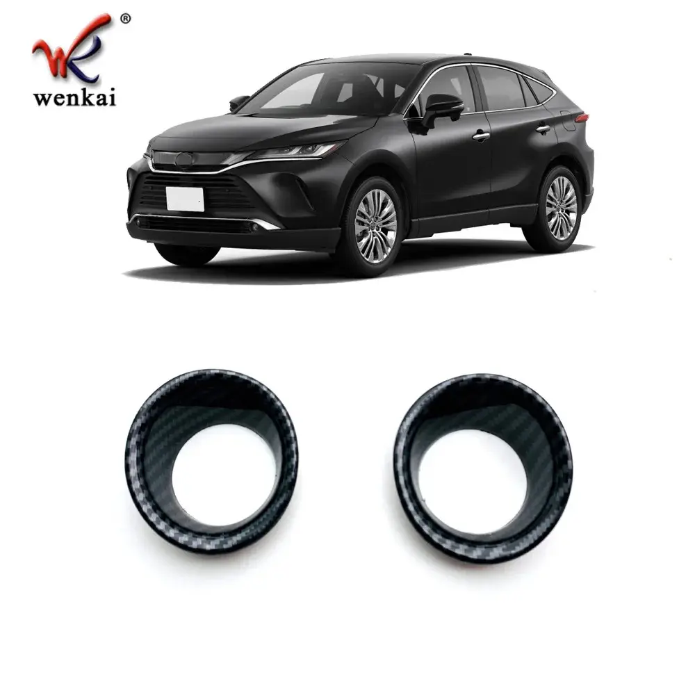 Vỏ Đèn Sương Mù Trước, Chất Liệu ABS Mạ Crôm, Vỏ Trang Trí Khung, Dành Cho Toyota Harrier Và Venza 2020 Và 2021, Vỏ Trang Trí Lỗ Thông Hơi Bên Hông Chắn Bùn Phía Trước