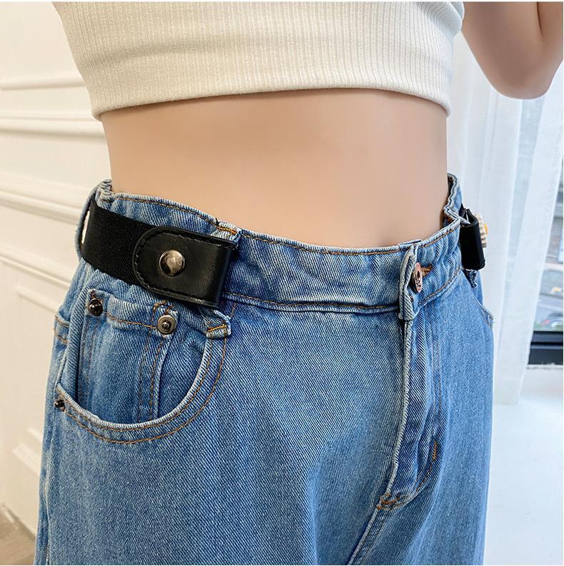 Product Introduction of Seamless Stretch Belt for Women - Hidden Adjustable Waistband, Japanese Minimalist Elastic Cinch for Jeans & Denim 7