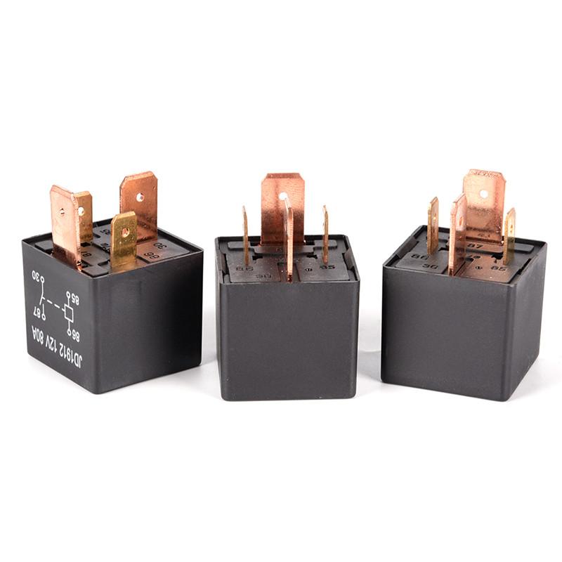 Product Introduction of Waterproof Heavy Duty Relay 4Pin DC 24V 12V 80A JD1912 Automotive Car Relay 56