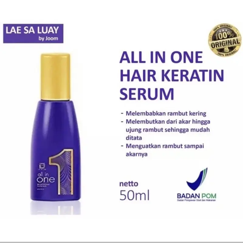 BPOM LAE SA LUAY ALL IN ONE HAIR KERATIN SERUM