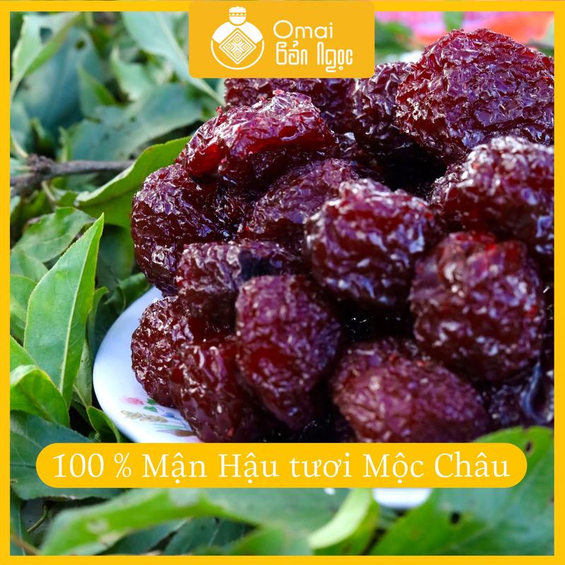   MẬN HẬU MỘC CHÂU SẤY DẺO  - Hộp 500g 200g - Ngọt Thanh tự nhiên ít đường ômaigót ngọt ngọt ít xơ omai truyen   sấy dẻo hoa  quả Snack Cay 
