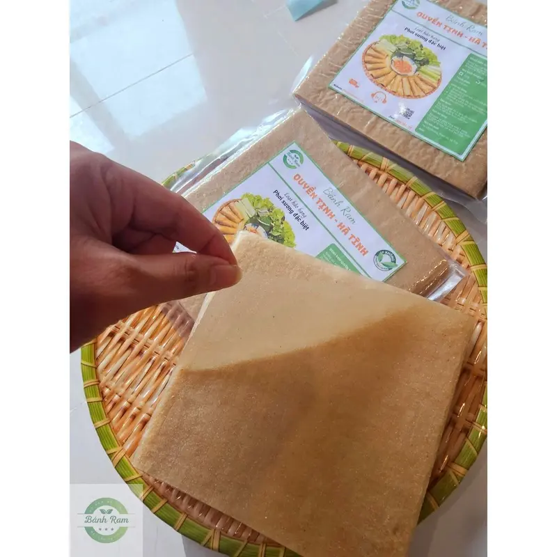 COMBO 10 tệp bánh ram Hà Tĩnh (500g) - Loại Hảo Hạng phơi sương đặc biệt - Hút Chân Không 2