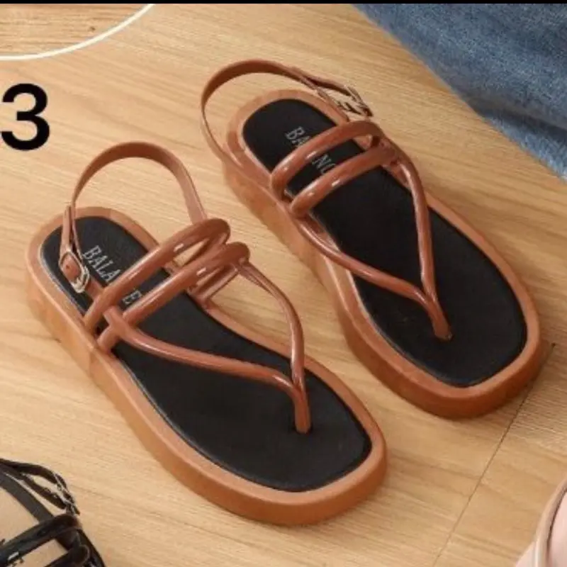 2028-F3 Sendal Jelly Import bahan PCu size 37-40 BMM Store ready barang ditoko 2