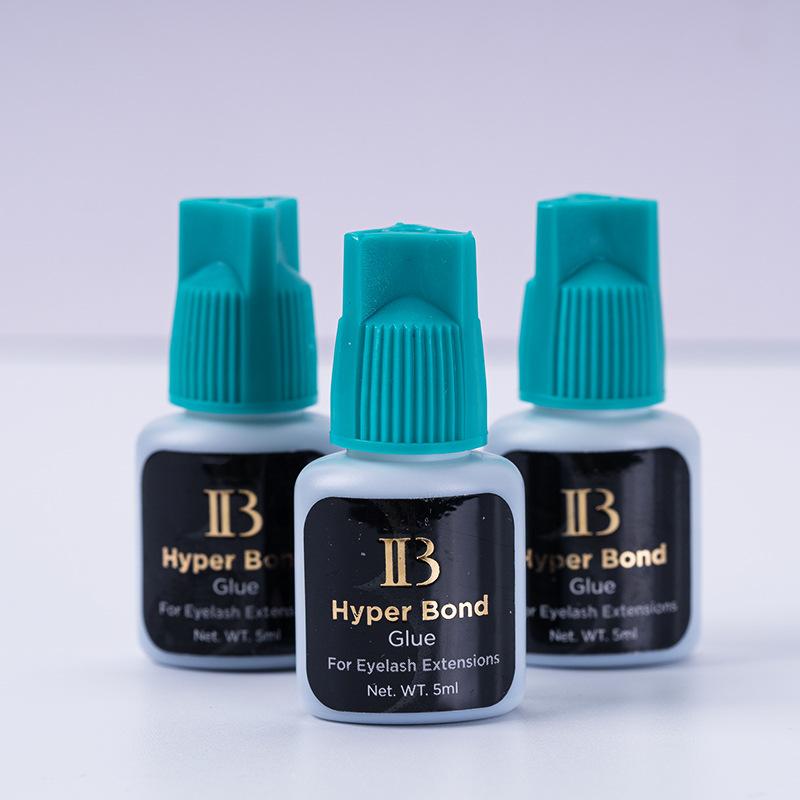 IB Hyper Bond ฝาเขียวมิ้นท์ แห้งไว 0.05 วิ ของแท้ กาวต่อขนตา เกาหลี 5 ml. แห้งไว ติดทน กาวสำหรับต่อข