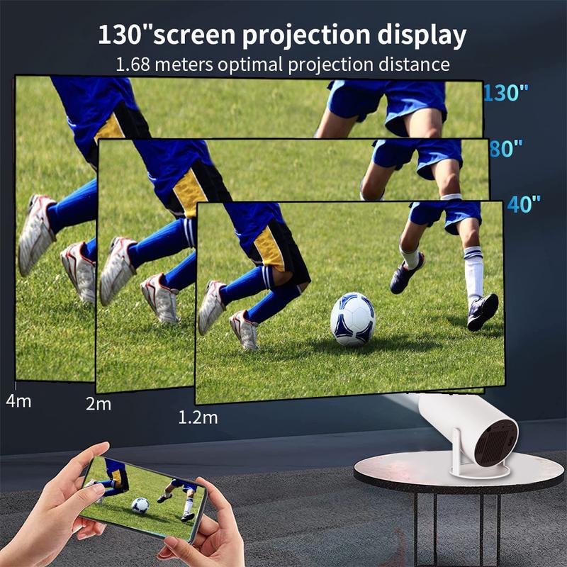 Product Introduction of Projektor, Resolusi , HD Penuh 1080p, 10000 lumen, Sistem Operasi  11.0, Saiz Mini, Serasi WiFi 6 dan Bluetooth 5.0, Paparan LCD, Projektor Mudah Alih, Sesuai untuk Audio dan Pencahayaan teater Rumah Amplifier Lampu   with    android Wayar 55