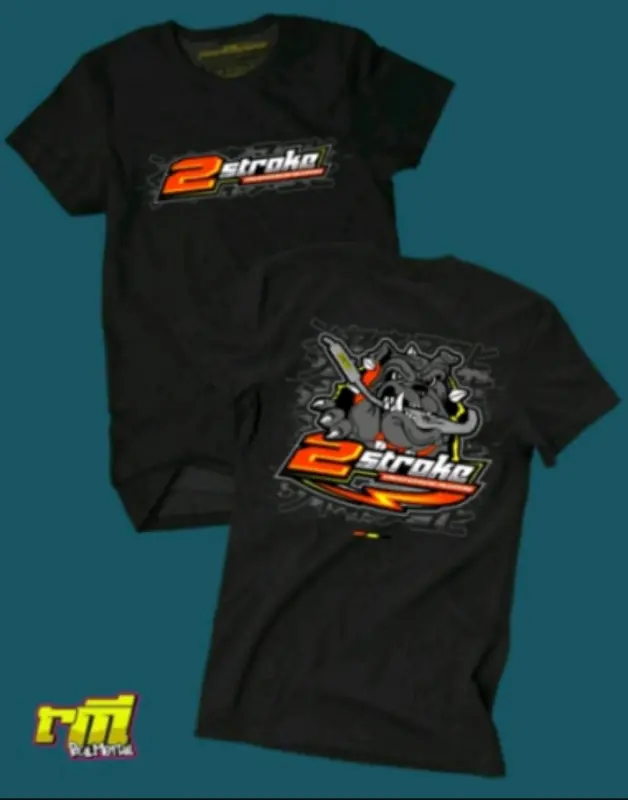2STROKE - KAOS RACING JUMBO 2 STROKE KAOS JUMBO 3XL 4XL 5XL 6XL TERLARIS 2024 Baju Katun Pendek Oblong Nyaman Retro Casual 5
