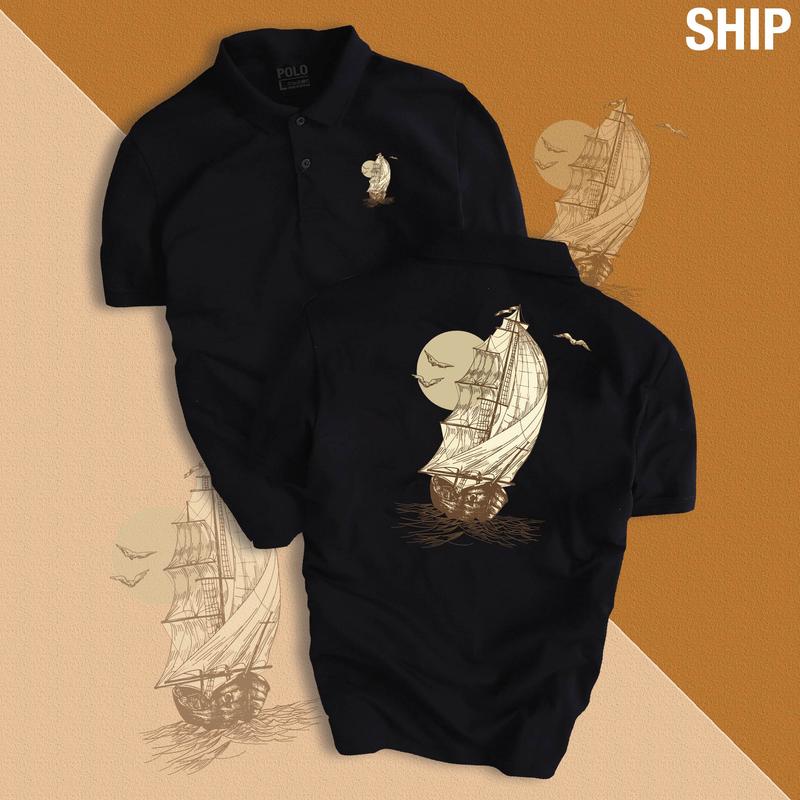 Áo Polo THUẬN BUỒM XUÔI GIÓ nam nữ ý nghĩa - SHIP Menswear Top Có Cổ GMV 4