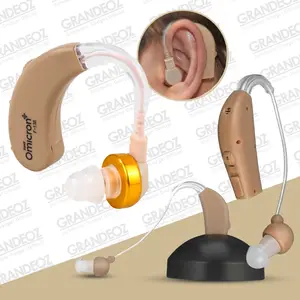 TaffOmicron Original Alat Bantu Dengar BTE Pendengaran Telinga Tuli Charger Pengeras Suara TaffOmicron Ear Hearing Aid Charging Station Powertone 1088F2 F-138 Lansia Earphone Tuna Rungu Eartec