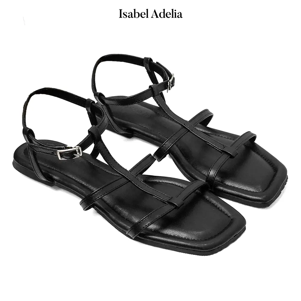 Isabel Adelia COASTAL Sandal Tali Wanita Harian Elegan Teplek Kekinian Korean Style Empuk Slip On