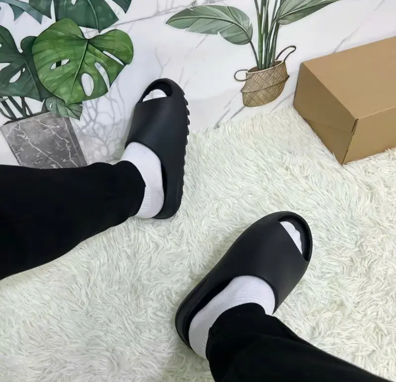 Dép bánh mì vân nhám đúc nguyên khối Nữ DéP Shoes GiàY 6