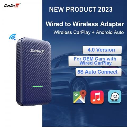 Jual CARLINKIT 4.0 Wired to Wireless Adapter Apple Carplay Android Auto ...