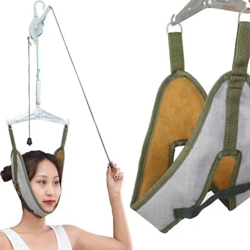 Đai Kéo Giãn Cột Sống Cổ Tại Nhà - Điều Trị Thoát Vị, Thoái Hóa, Đau Mỏi Cổ, vai gáy 2