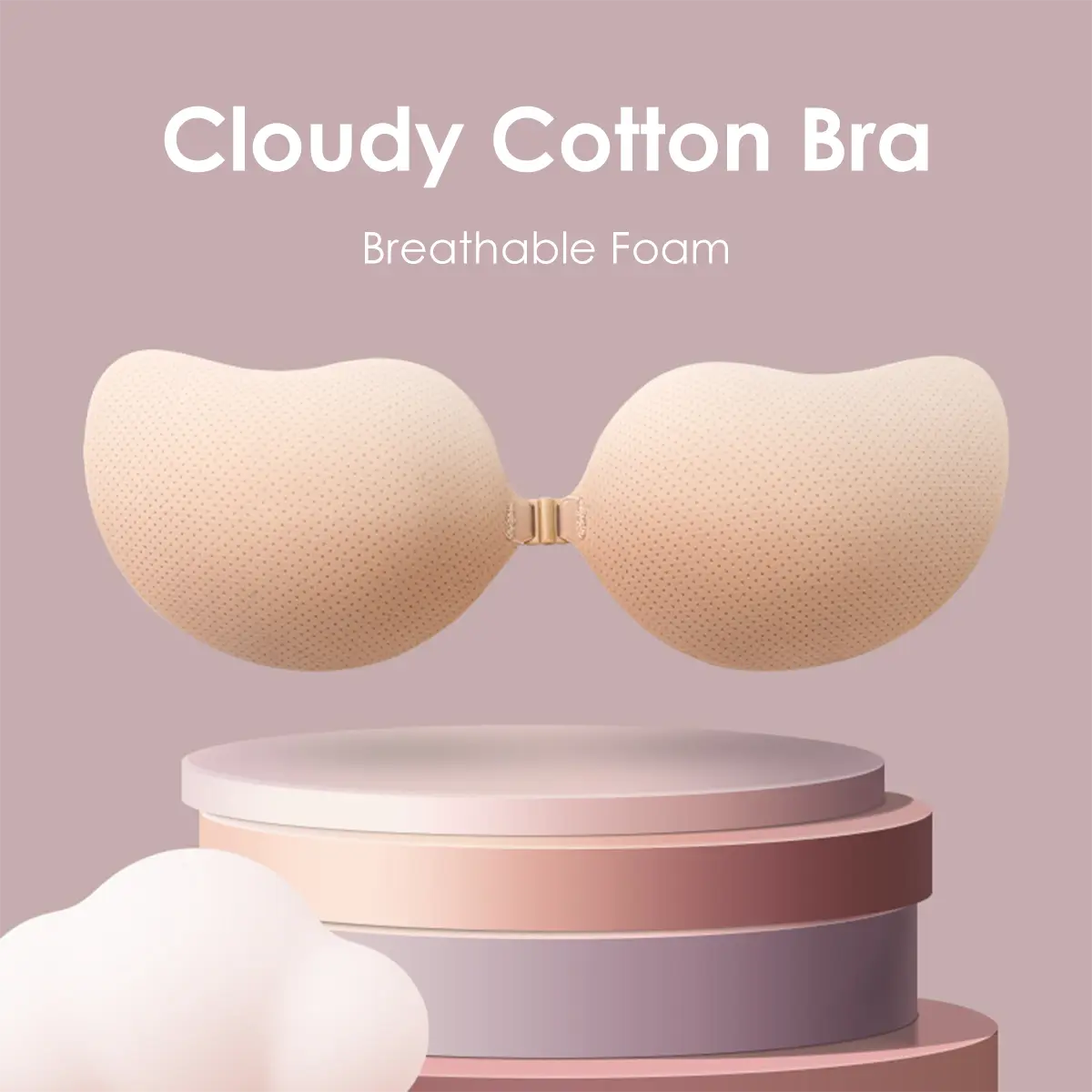 Invisible Stick-On Lifting Bra, Mango Shaped Strapless Self-Adhesive Slip-Proof Seamless Bra
