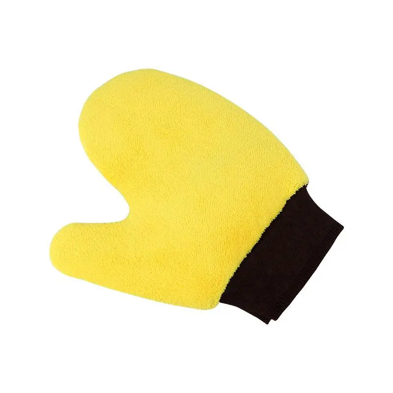 Double-sided Car Wash Glove, Waterproof Coral Fleece Car Cleaning Glove, Car Wash Tool, Car Cleaning Accessories 7