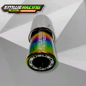 KNALPOT Mobil EMWE RACING GRONEL SEDET BOR PELANGI FULL STENLIS Ngebas Adem Bulet Empuk Gahar Bass Inlet 2inc Kenalpot Mobil Avanza Vios Sedan Kijang Xenia Ayla Agya Mobilio Brio Calya Jazz Yariz Pick Up Grand Max Sigra Luxio Karimun Apv Ertiga Motorcycle