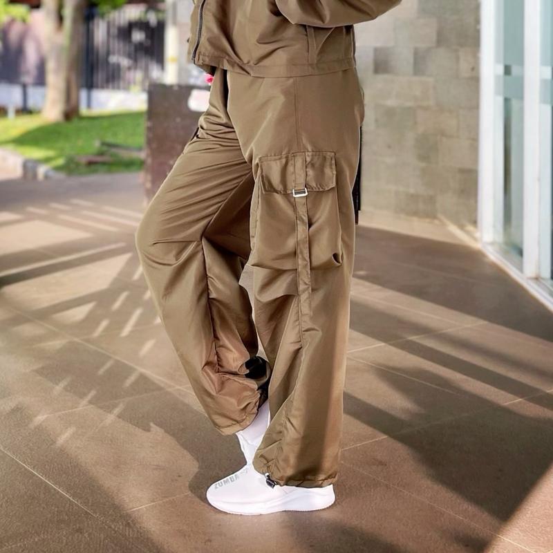 Celana Cargo Harajuku (Celana Saja) 10Warna Lengkap Bahan Parasut Unisex (Pembelian Khusus Hanya Celana Cargo Saja) 6