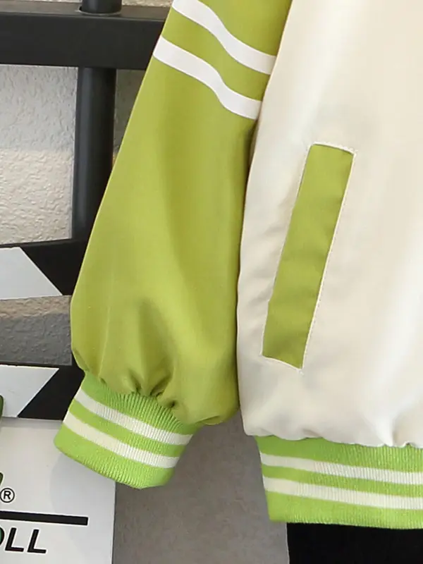 Cartoon Print Hooded Jacket, Casual Long Sleeve Zip Up Outerwear for Spring & Fall, Kids Clothes for Daily Wear 8