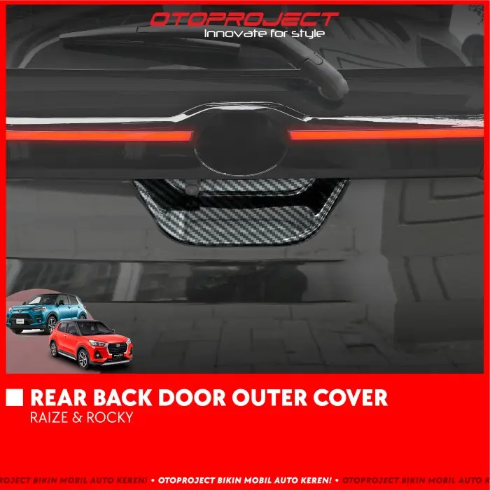REAR BACK DOOR OUTER COVER RAIZE / ROCKY Car 0