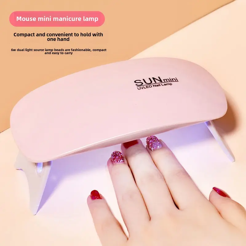 Nail Mouse Lamp Mini USB UV Light Therapy Machine Nail Polish Gel Dryer LED Portable UV Lamp