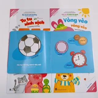 Bộ 5 cuốn Ehon Âm Thanh song ngữ Cho Bé 0-6 Tuổi 2