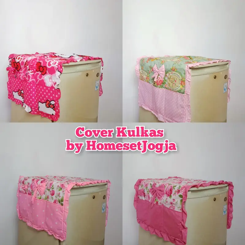 Taplak Kulkas Cover Kulkas Sarung Kulkas Cantik 2