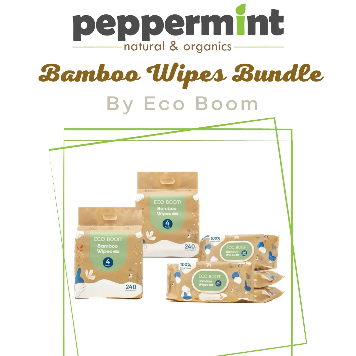 Eco Boom Wet Wipes Bundle / Tissue Basah Eco Friendly
