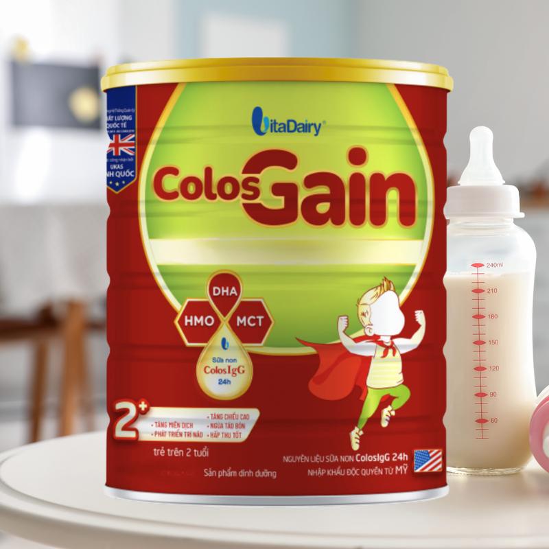 [Vitadairy] Sữa Colos Gain 800g cho bé date mới