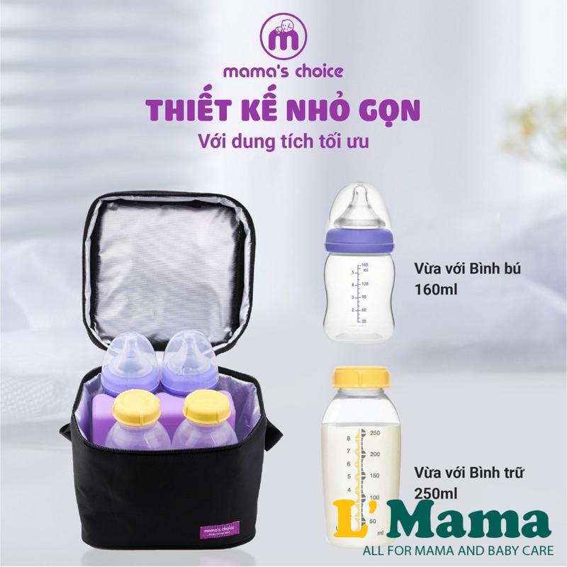 Túi Giữ Nhiệt Mama’s Choice Bảo Quản Lạnh Sữa Mẹ Giữ Nhiệt Bình Sữa Đựng và Giữ Ấm Đồ Ăn Cho Mẹ & Bé