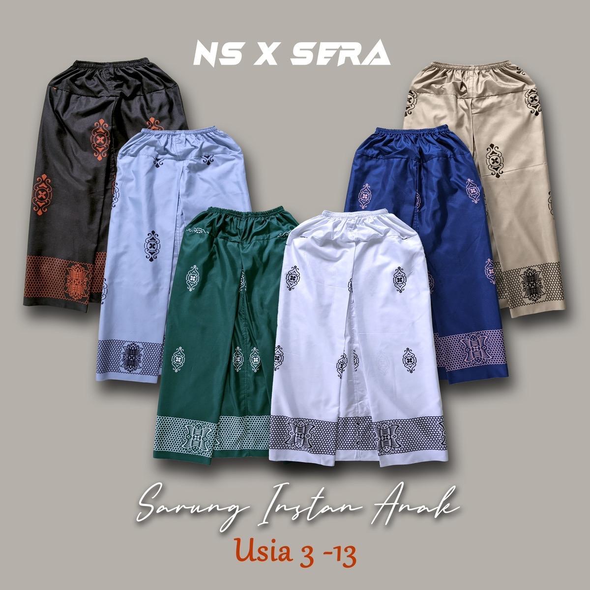 Sarung Anak Instan Laki Laki Usia 2 Tahun sampai 12 Tahun Karet Pinggang sarung  instan (BUKAN SARUNG CELANA)